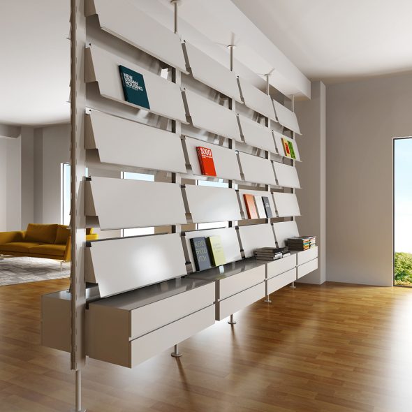 Metal Bookshelf B